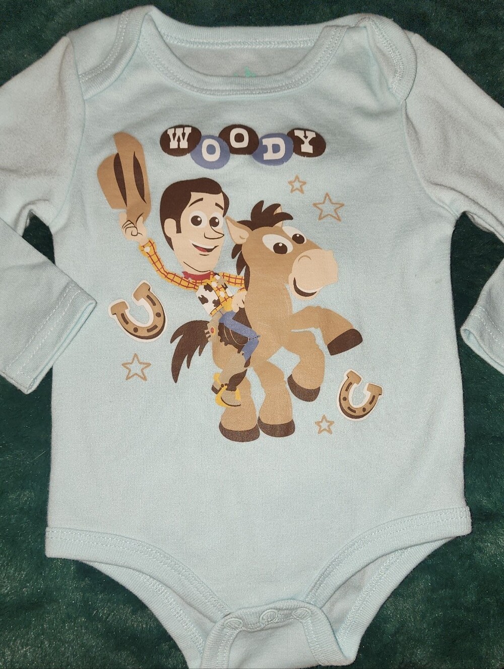 Disney Toy Story's Woody  Bodysuit/Onezie - Light Blue